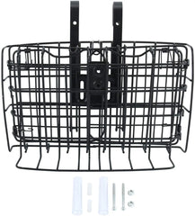 Bicycle Front Basket – Metal Wire Bike Basket with Mounting Hardware