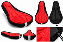 Padded Road Bike Saddle Cover – Slim Racing Seat Cushion For Road & Hybrid bikes
