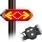 Bicycle Tail Light USB Wireless Remote Control Turn Signal Warning Lamp + Horn