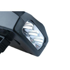 3 LED جرس الدراجة ضوء مشرق قرون حلقة دراجة سلامة ضوء الجبهة مصباح إنذار الصوت الدراجات العلوي للدراجات