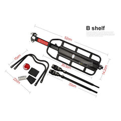 دراجة حامل الحقائب البضائع الرف الخلفي الرف الدراجات Seatpost حقيبة حامل حامل ل 20-29 بوصة الدراجات اكسسوارات مع أدوات