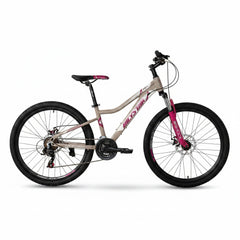 Bicystar Mountain Bike | 7 Speed 24 Inch Steel Frame