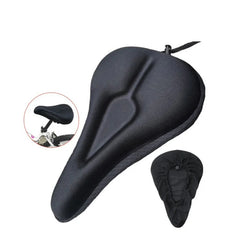 Universal Gel Bike Seat Cushion – Comfortable Bicycle Saddle Cover for Mountain & Road Bikes