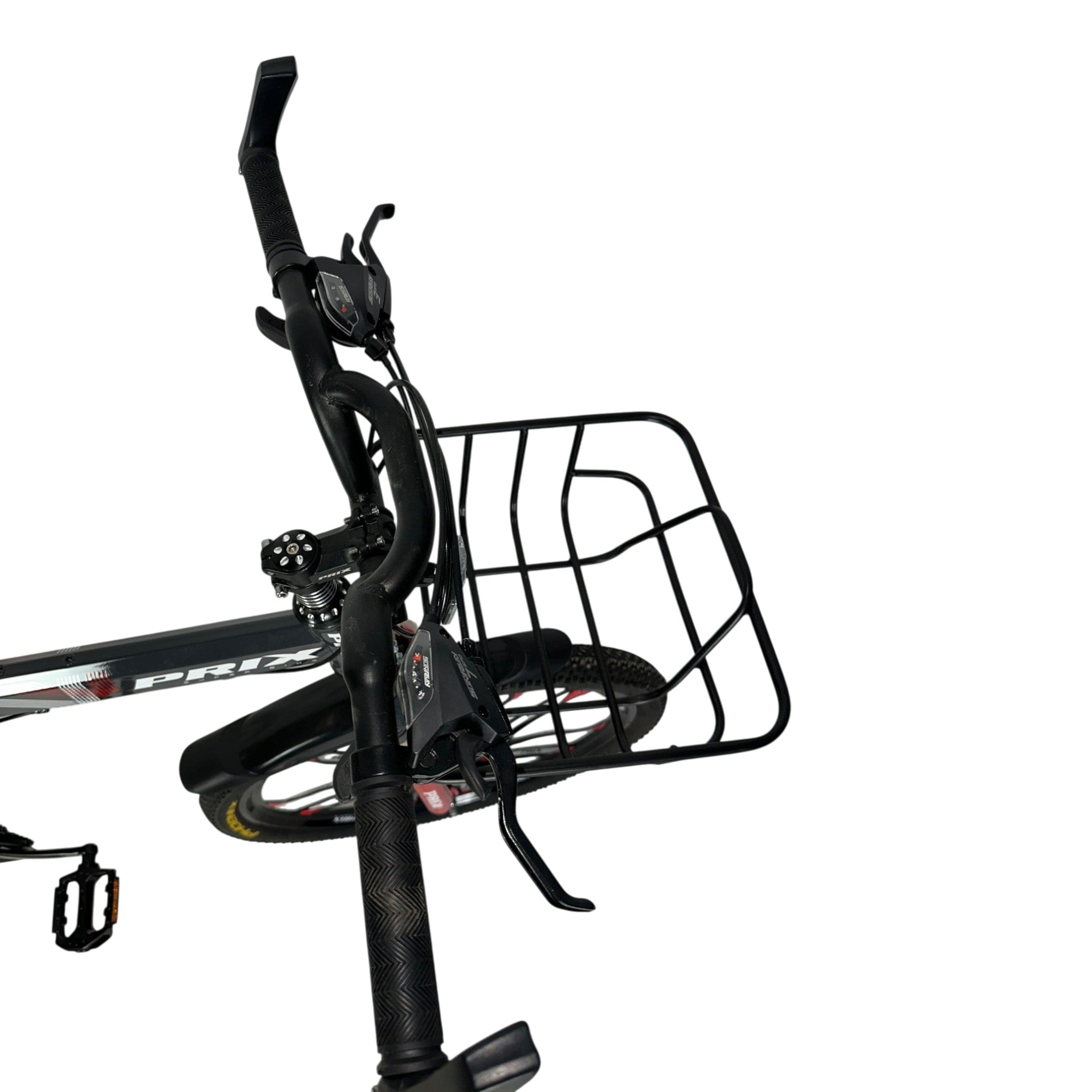 PRIX 2620 Folding Bike with Basket | 21 Speed 26 Inch