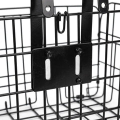 Bicycle Front Basket – Metal Wire Bike Basket with Mounting Hardware