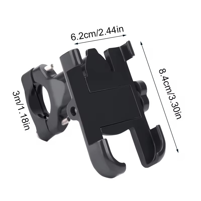 Universal Adjustable Bicycle Phone Mount Holder - Secure Anti-Shake Design with 360° Rotation