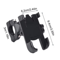 Universal Adjustable Bicycle Phone Mount Holder - Secure Anti-Shake Design with 360° Rotation