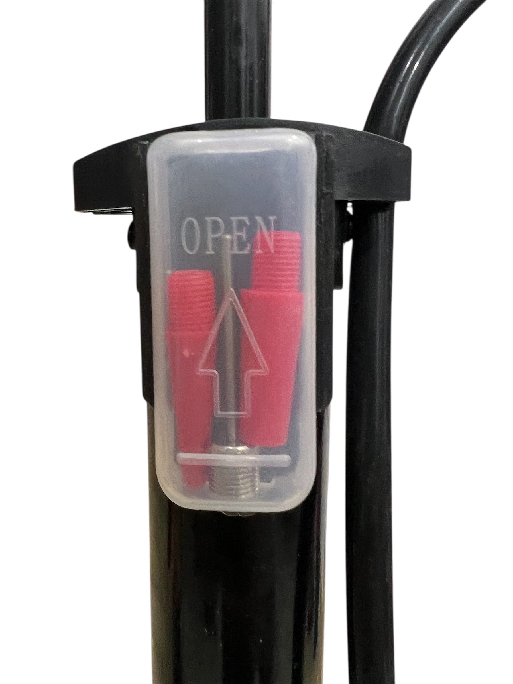 High-Pressure Portable Bicycle Floor Pump with Precision Pressure Gauge - Universal Presta & Schrader Valve Compatibility