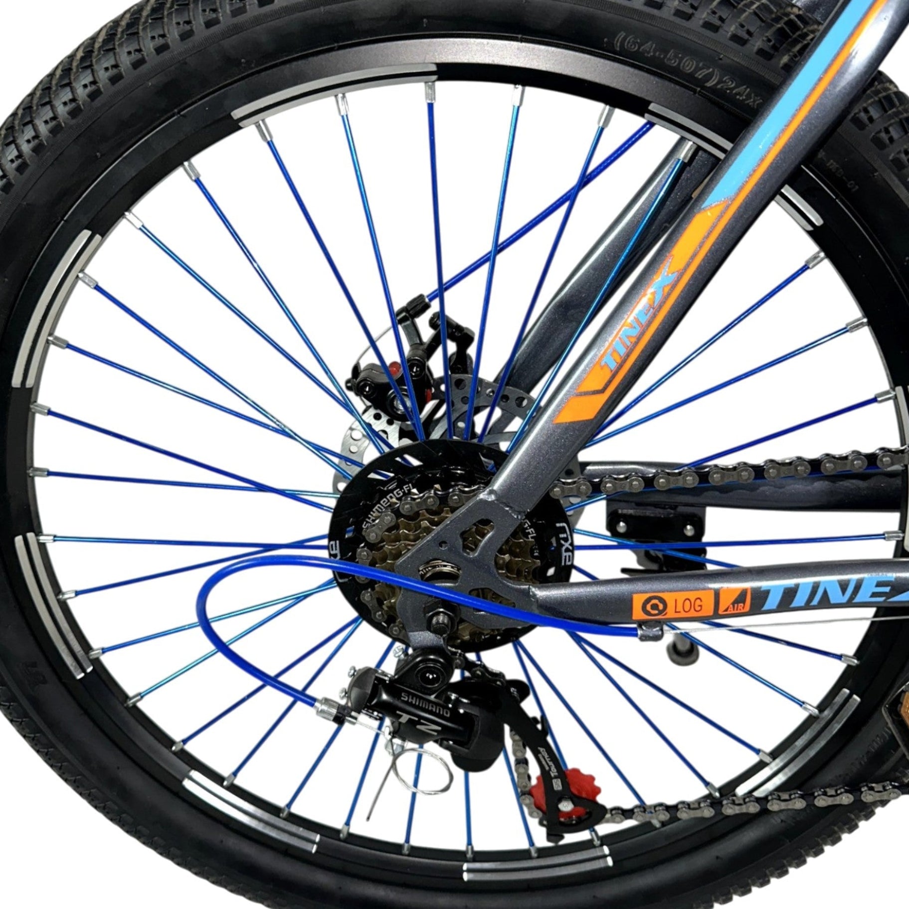 Tinex Mountain Bike | 21 Speed 24 Inch Steel Frame