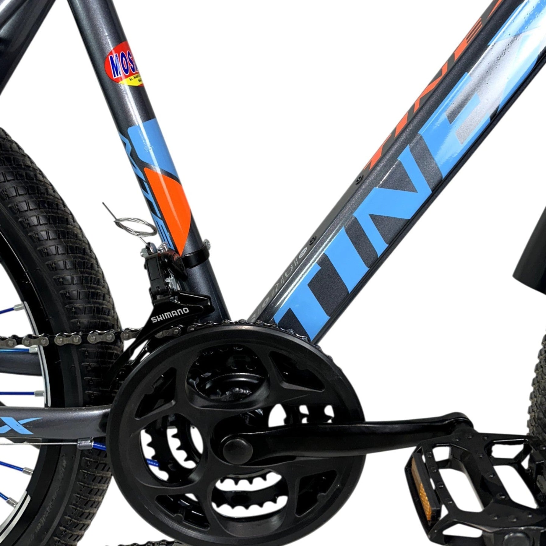 Tinex Mountain Bike | 21 Speed 24 Inch Steel Frame