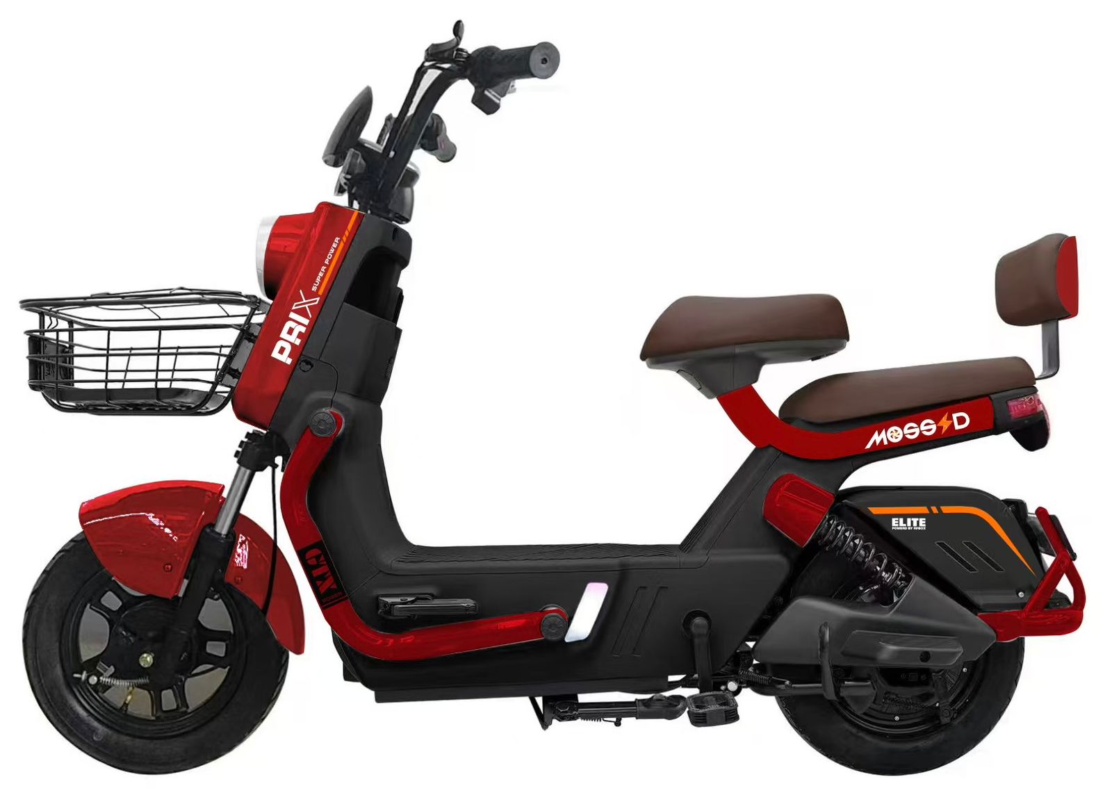 PRIX Electric Scooter – 650W Motor | 48V 15Ah Lithium Battery