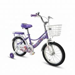 Bicycstar Girls Bicycle 16 Inch with Basket & Training Wheels