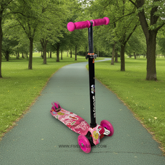 Kids 3-Wheel Scooter – Stable & Safe Design with Adjustable Handlebar