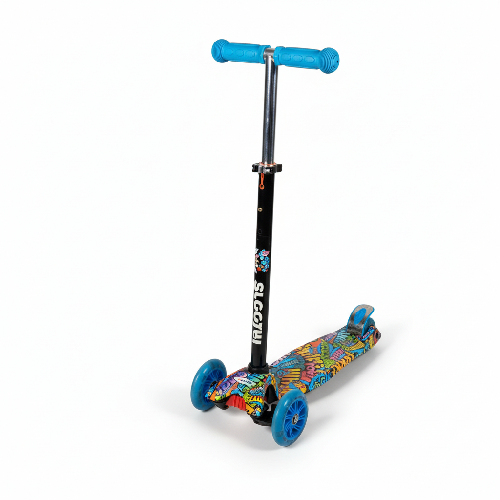 Kids 3-Wheel Scooter – Stable & Safe Design with Adjustable Handlebar