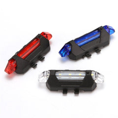 USB Rechargeable Waterproof Mountain Bike Lamp Warning Cycling Taillight Bike LED Headlight Tail Light