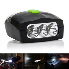 3 LED Bell Bike Bright Light Horns Ring Bicycle Safety Light Front Lamp Alarm Sound Cycling Headlight For Bicycles